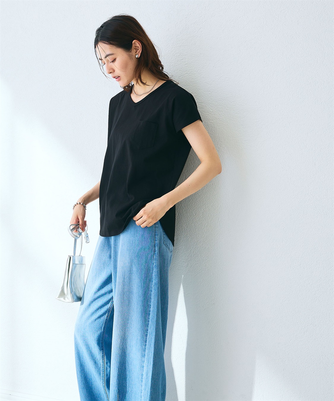 CROSS FUNCTION 《汗染み防止》フロントポケットTシャツ_sub_17