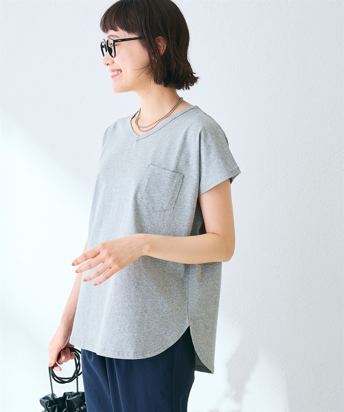 CROSS FUNCTION 《汗染み防止》フロントポケットTシャツ_sub_19