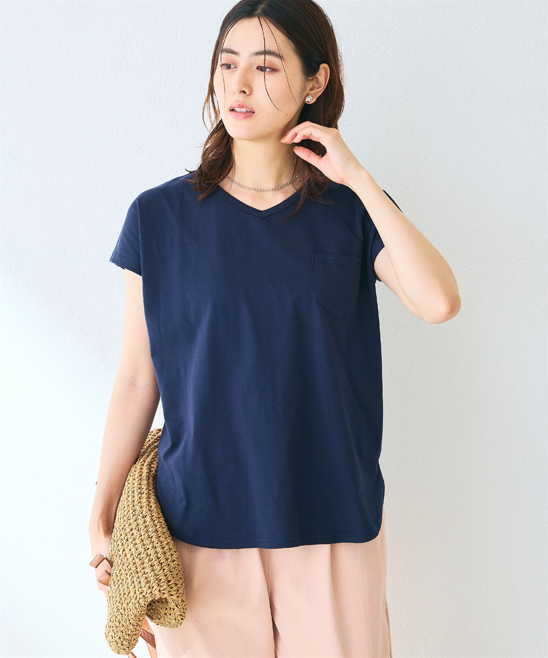 CROSS FUNCTION 《汗染み防止》フロントポケットTシャツ_sub_23