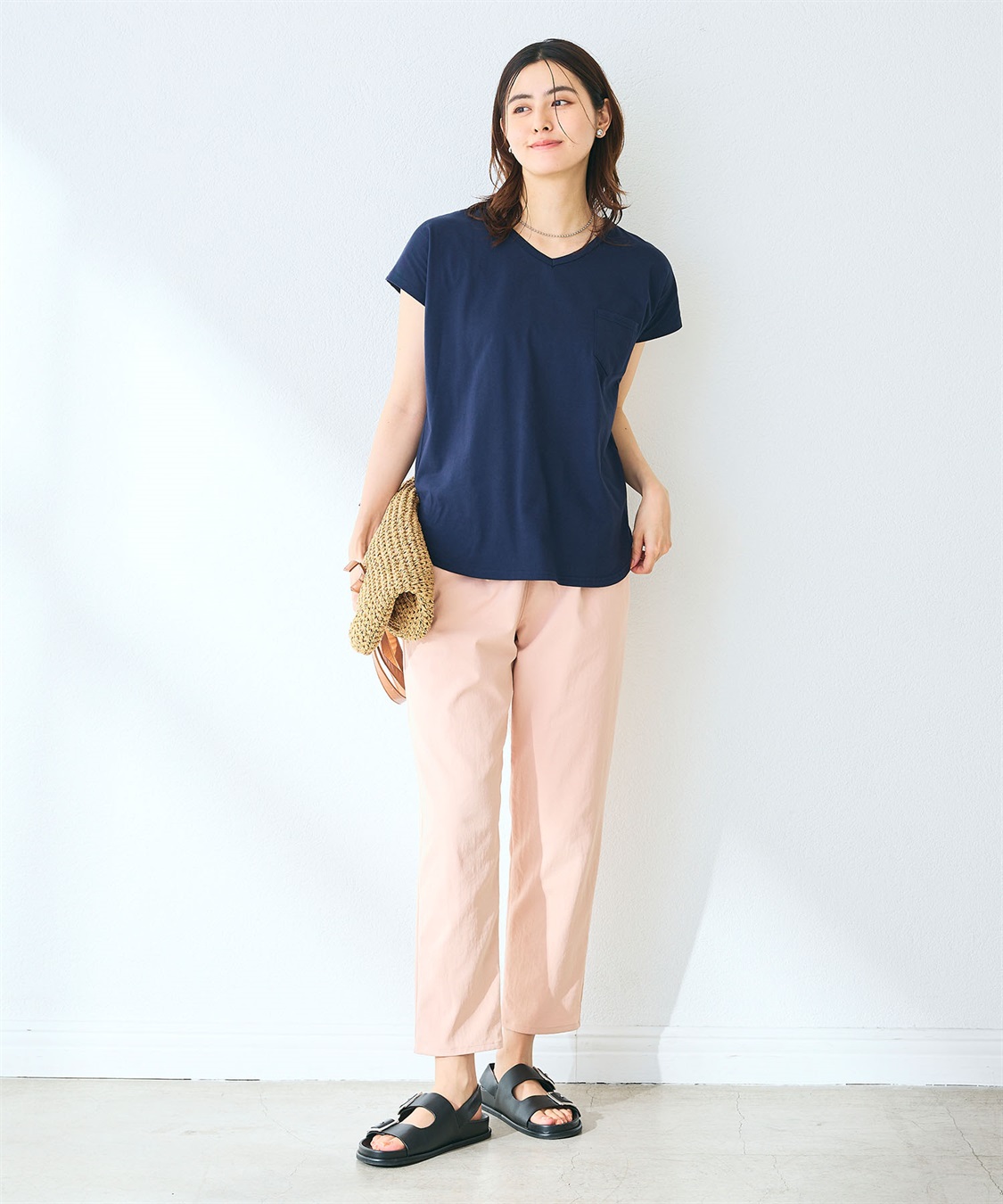 CROSS FUNCTION 《汗染み防止》フロントポケットTシャツ_sub_25