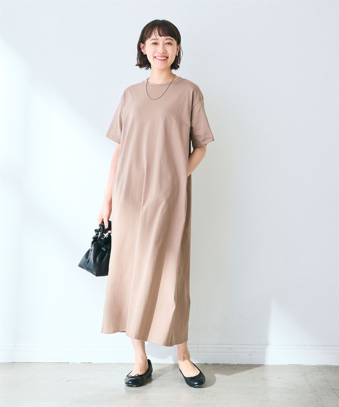 CROSS FUNCTION 《汗染み防止》バックスリットベーシックワンピース_sub_22