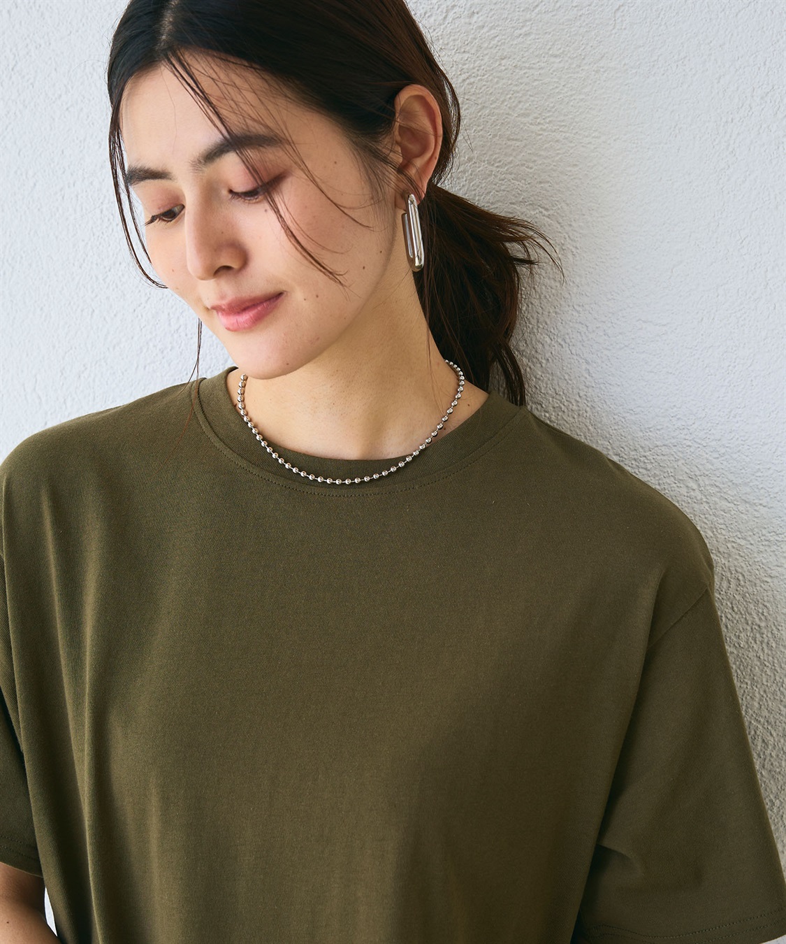 CROSS FUNCTION 《汗染み防止》バックスリットベーシックワンピース_sub_25