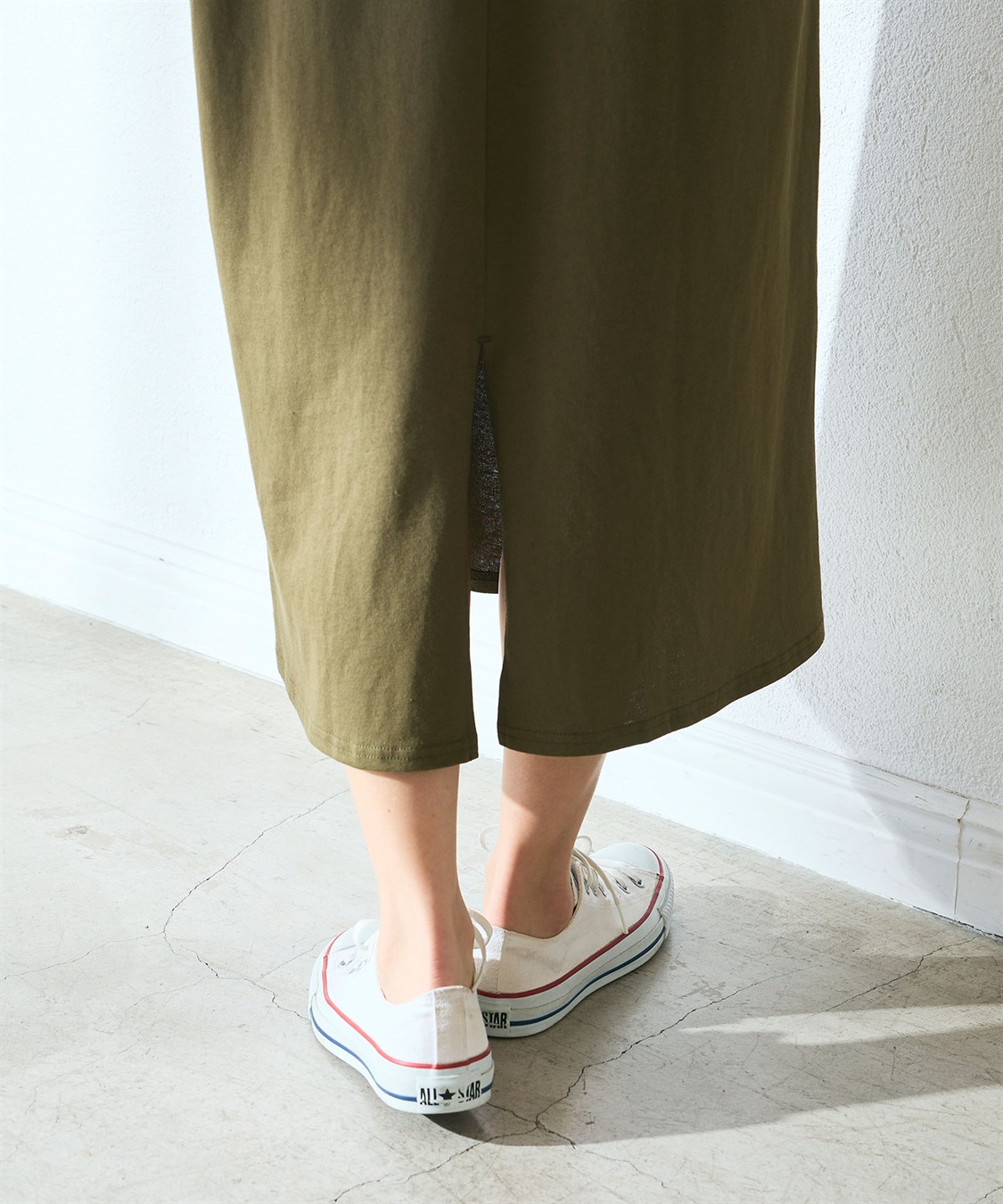 CROSS FUNCTION 《汗染み防止》バックスリットベーシックワンピース_sub_28