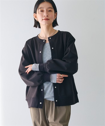 CROSS FUNCTION 《UV》ドットボタンスウェットカーディガン_subthumb_9