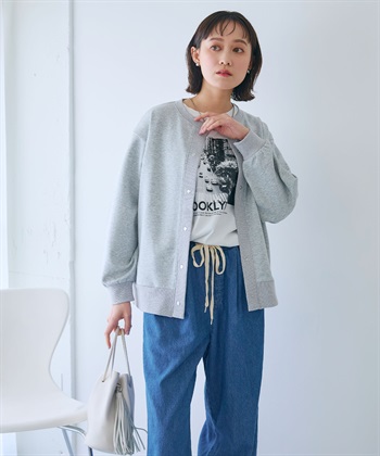 CROSS FUNCTION 《UV》ドットボタンスウェットカーディガン_subthumb_21