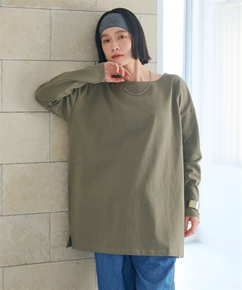 CROSS FUNCTION 《よれにくい》オーバーサイズコットンロングスリーブTシャツ_subthumb_5