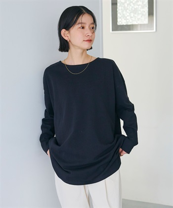 CROSS FUNCTION 《よれにくい》オーバーサイズコットンロングスリーブTシャツ_subthumb_16