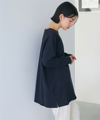 CROSS FUNCTION 《よれにくい》オーバーサイズコットンロングスリーブTシャツ_subthumb_18