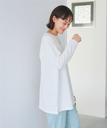 CROSS FUNCTION 《よれにくい》オーバーサイズコットンロングスリーブTシャツ_subthumb_25