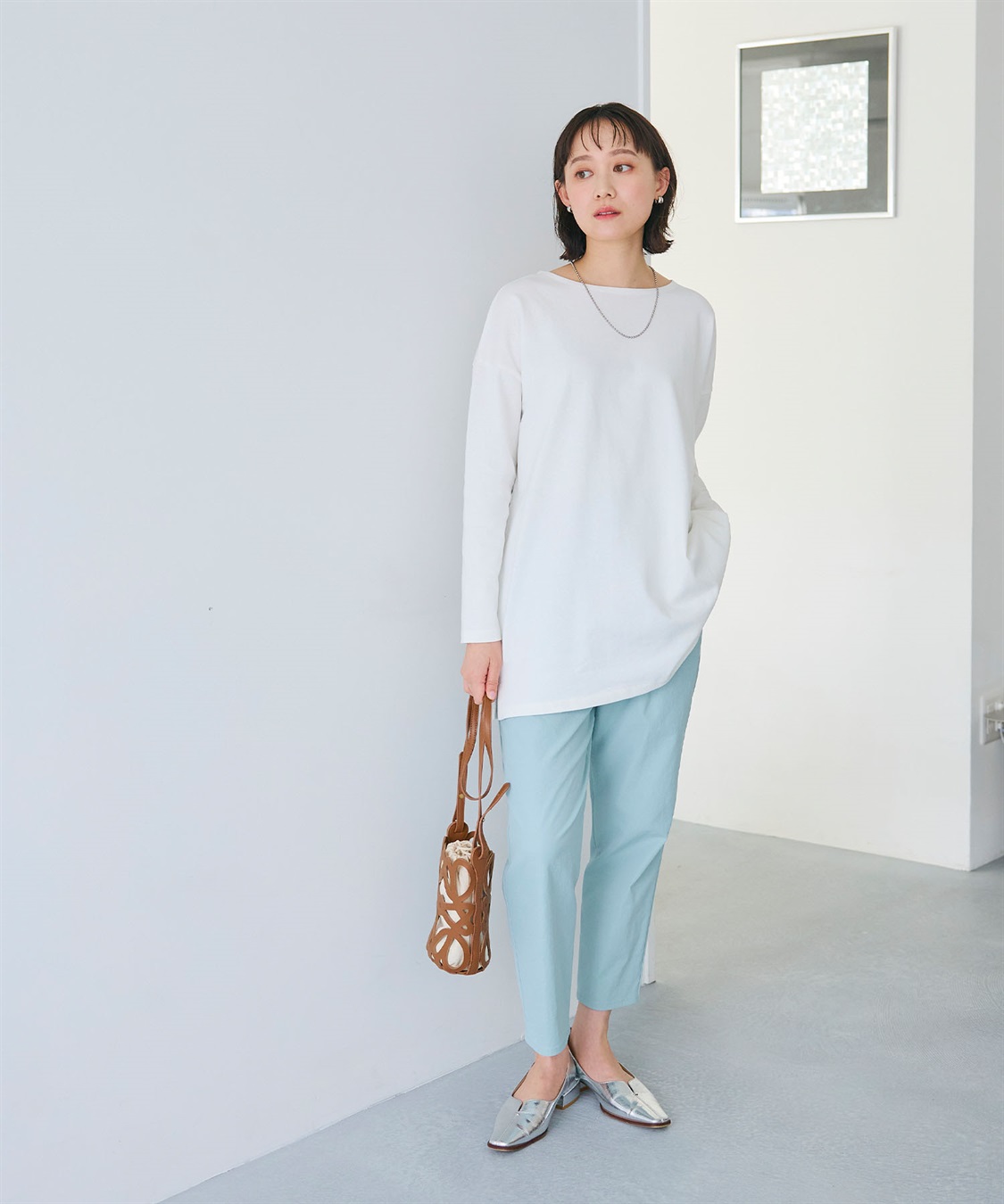 CROSS FUNCTION 《よれにくい》オーバーサイズコットンロングスリーブTシャツ_sub_26