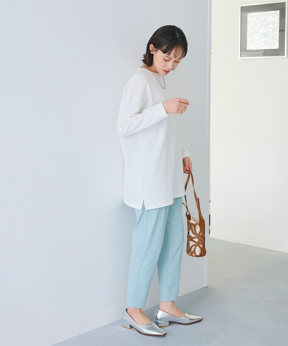 CROSS FUNCTION 《よれにくい》オーバーサイズコットンロングスリーブTシャツ_sub_27