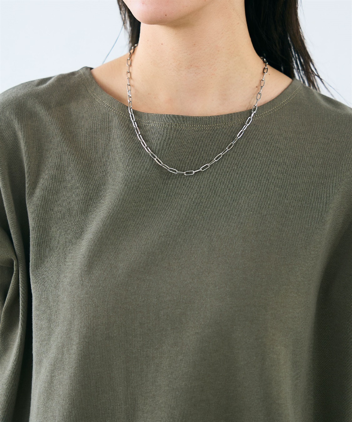 CROSS FUNCTION 《よれにくい》エブ楽 オーバーサイズハーフスリーブコットンTシャツ_sub_26