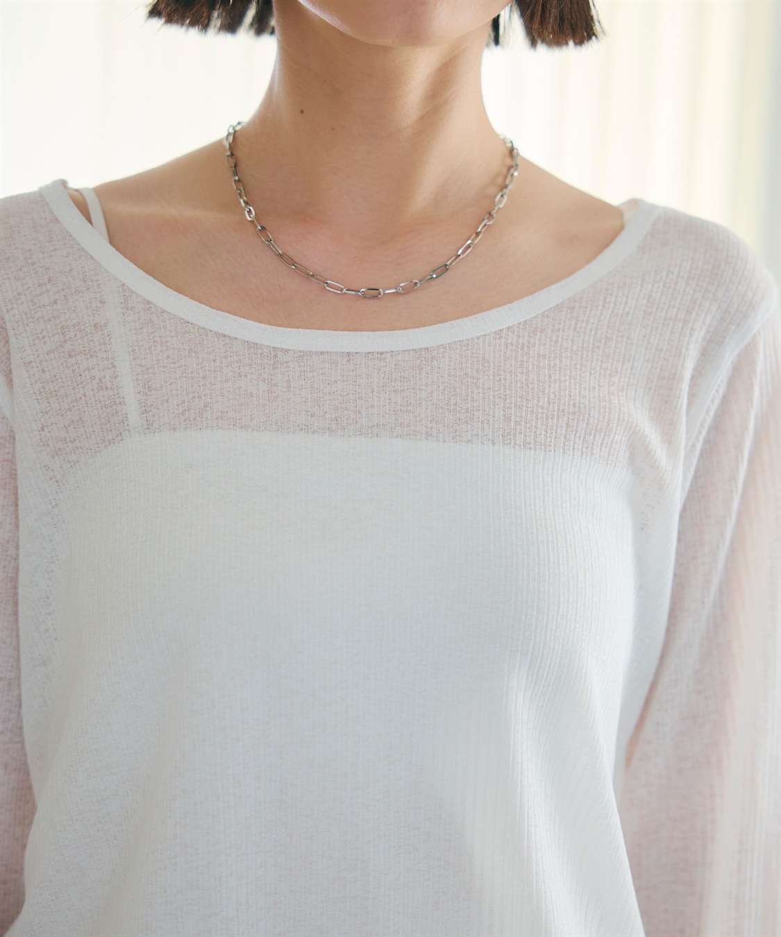 CROSS FUNCTION 《接触冷感》エブ楽 シアーリブロングTシャツ_sub_16