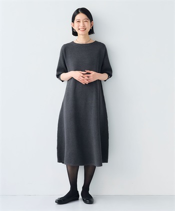 CROSS FUNCTION 《洗える》サマ美え Aラインニットワンピース_subthumb_15