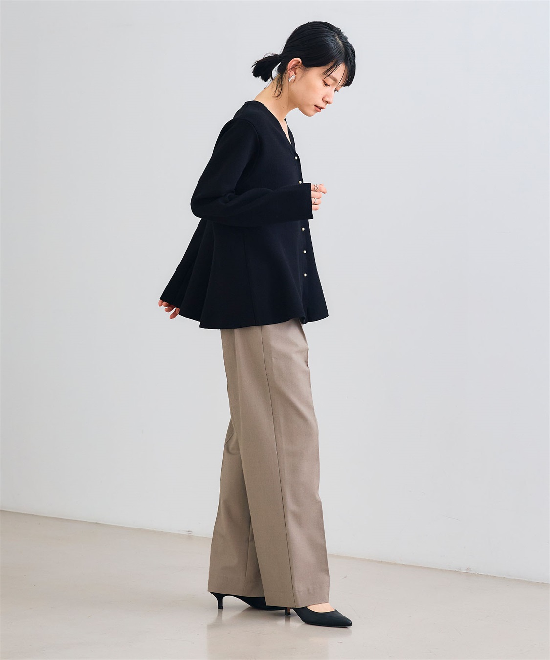 CROSS FUNCTION 《洗える》サマ美え マシュマロミラノAラインペプラムカーディガン_sub_18