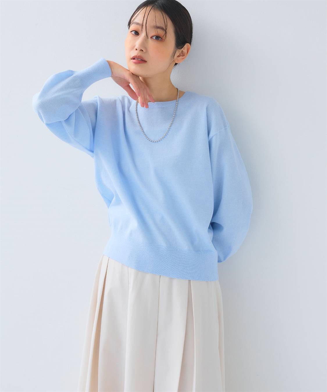 CROSS FUNCTION 《洗える》サマ美え ２WAYクルーネックカーディガン_sub_8