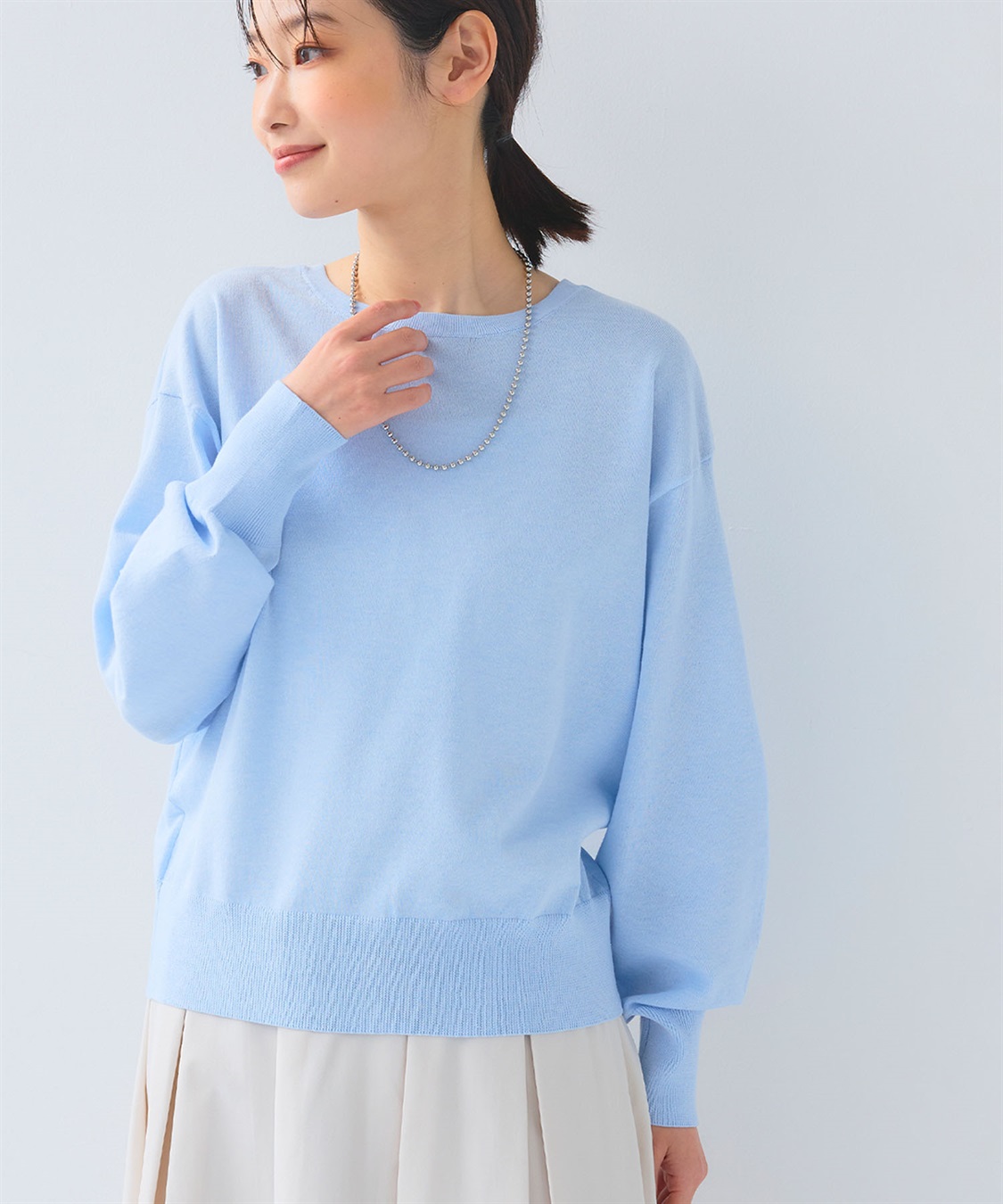 CROSS FUNCTION 《洗える》サマ美え ２WAYクルーネックカーディガン_sub_9