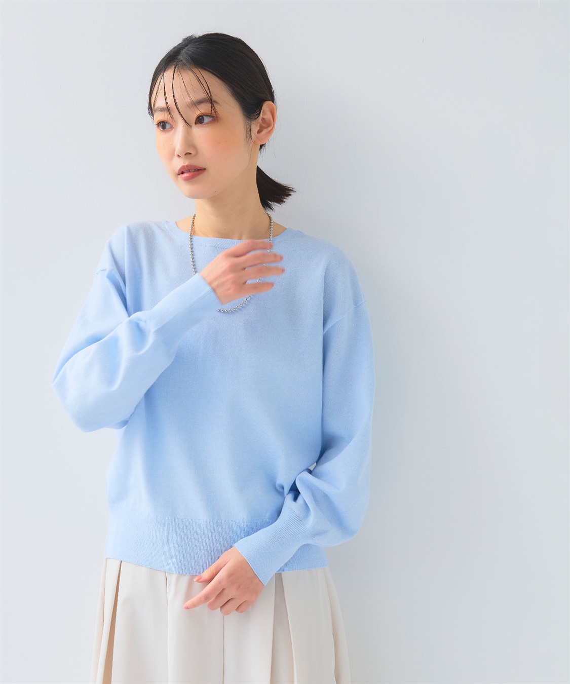 CROSS FUNCTION 《洗える》サマ美え ２WAYクルーネックカーディガン_sub_11