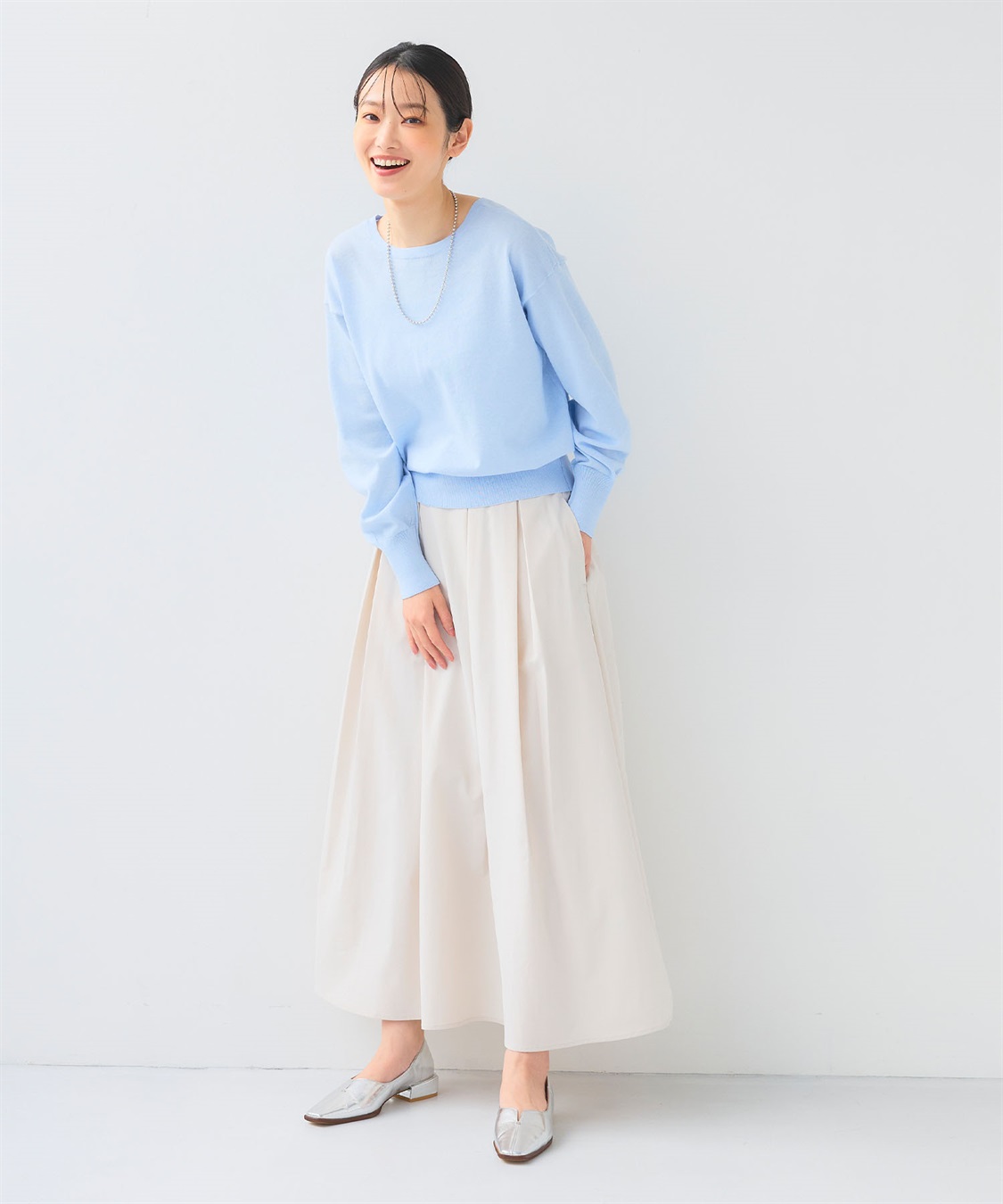 CROSS FUNCTION 《洗える》サマ美え ２WAYクルーネックカーディガン_sub_12