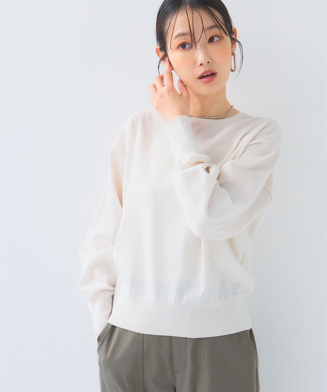 CROSS FUNCTION 《洗える》サマ美え ２WAYクルーネックカーディガン_sub_15