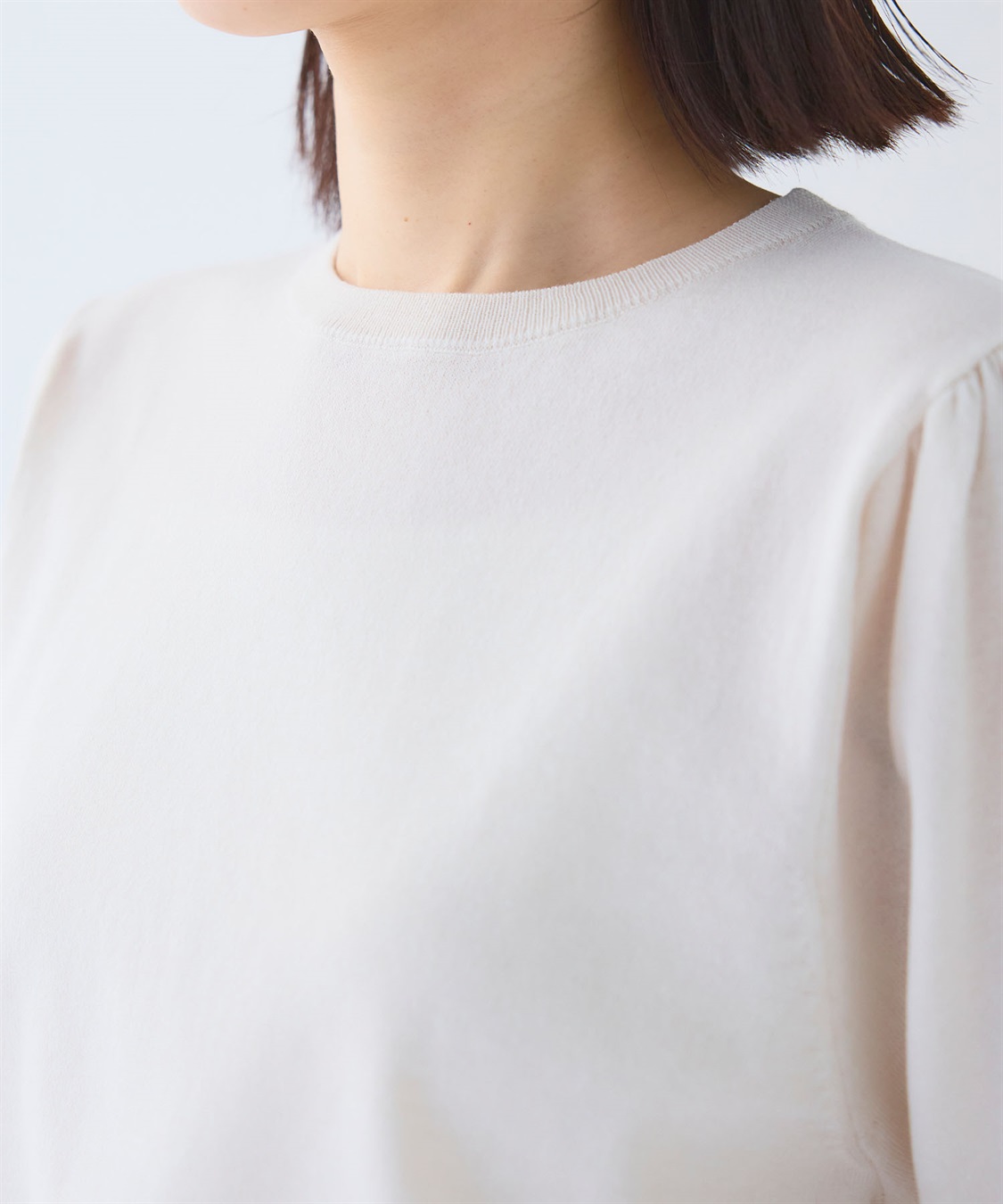 CROSS FUNCTION 《UV/洗える》サマナチュラ パフスリーブ半袖ニット_sub_24