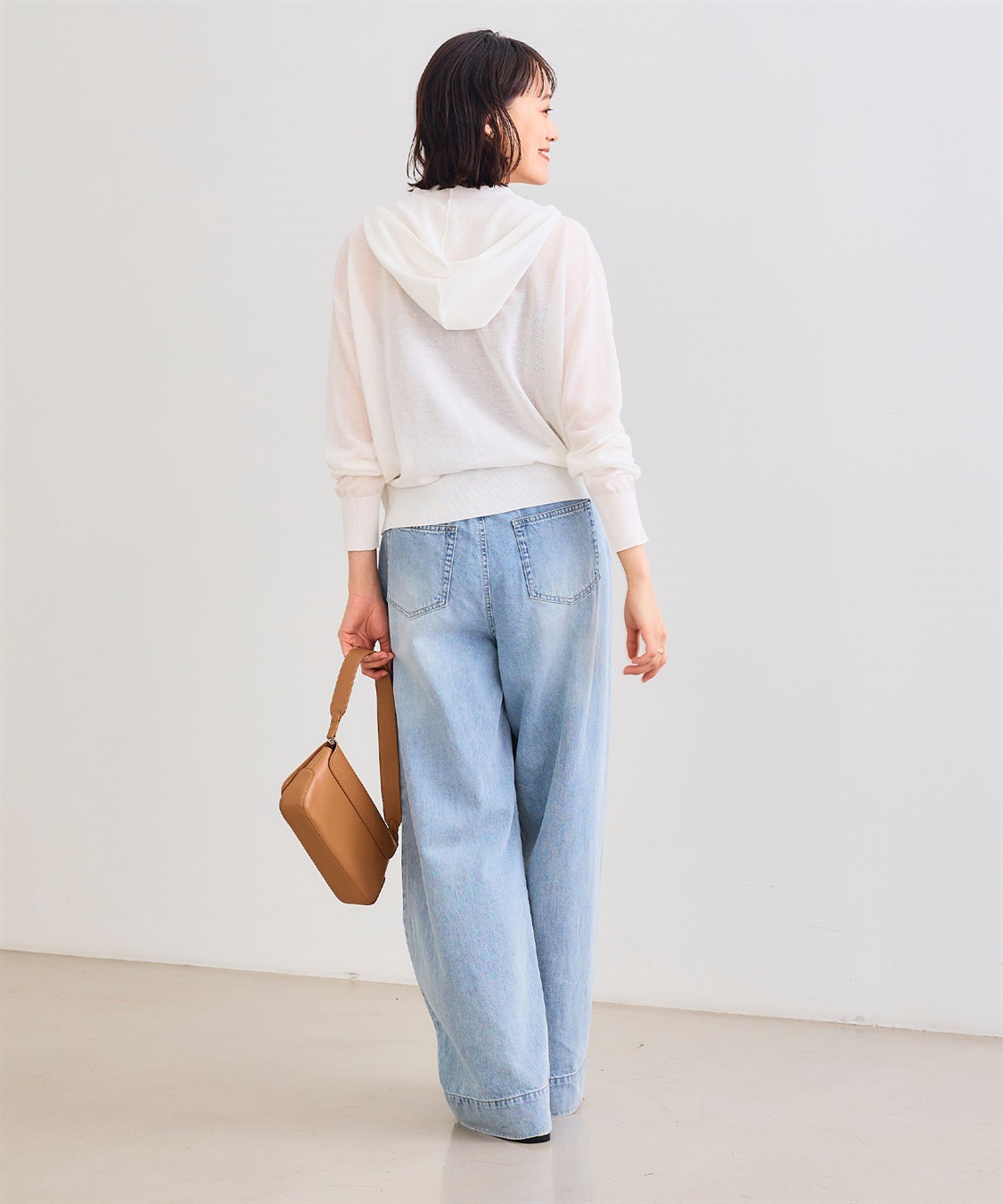 CROSS FUNCTION 《洗える》サマナチュラ シアーニットZIPパーカー_sub_24