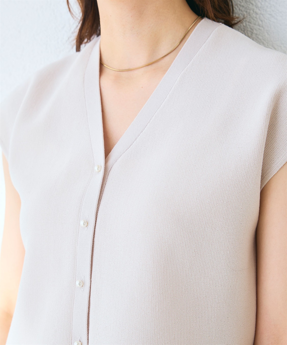 CROSS FUNCTION 《マシンウォッシャブル》サマ美え ペプラムニットベスト_sub_26