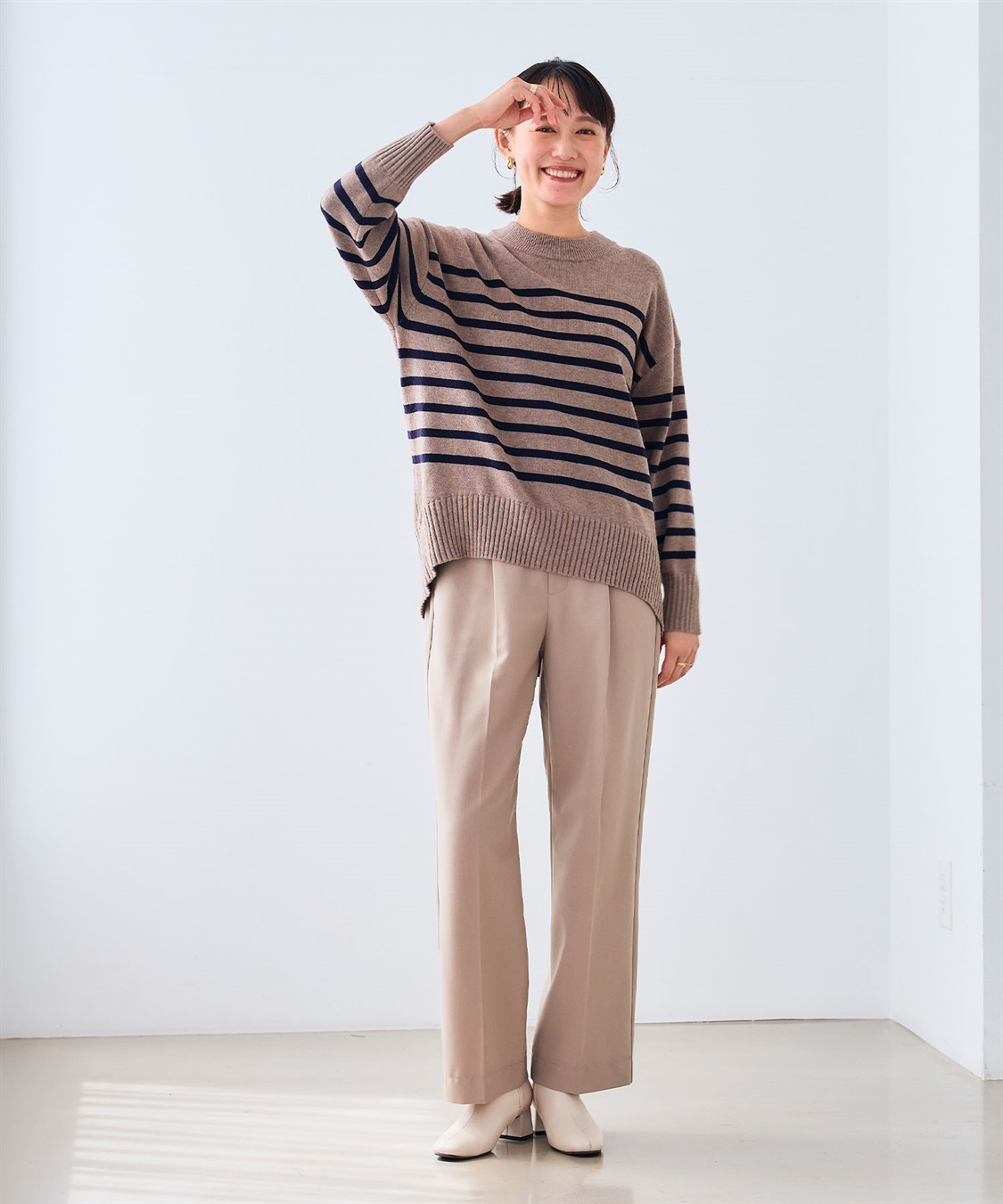 CROSS FUNCTION 《洗える》エブ楽 バックスリットニット_sub_19