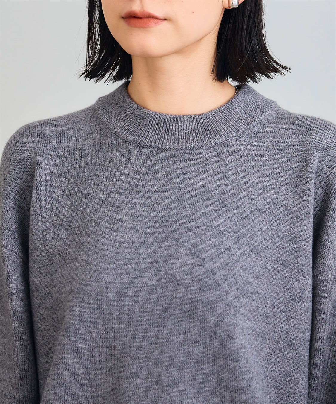 CROSS FUNCTION 《洗える》エブ楽 バックスリットニット_sub_25