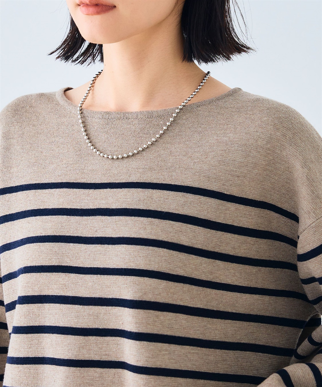 CROSS FUNCTION 《洗える》サマ美え スウェットライクバルーンスリーブニット_sub_27