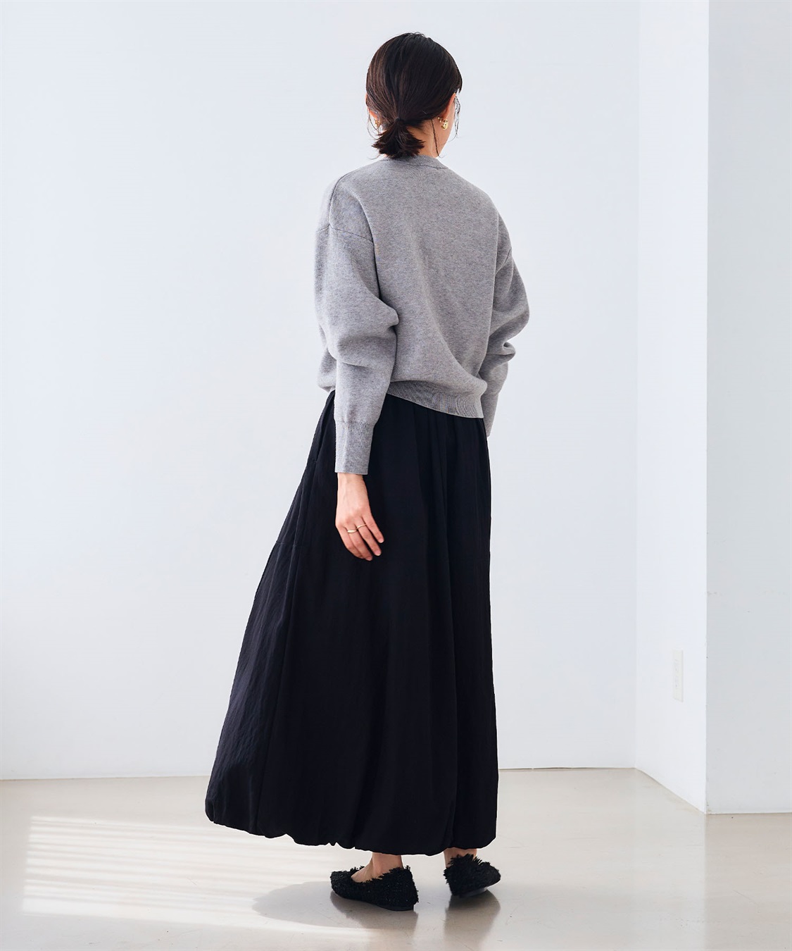 CROSS FUNCTION 《洗える》エブ楽 クルーネックニットカーディガン_sub_13