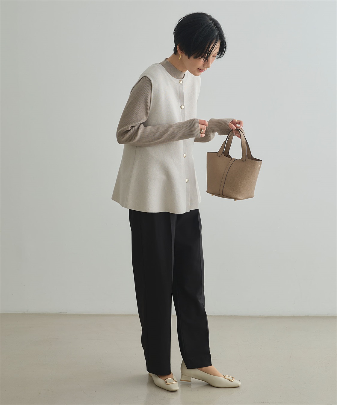 CROSS FUNCTION 《洗える》サマ美え マシュマロミラノペプラムニットベスト_sub_7