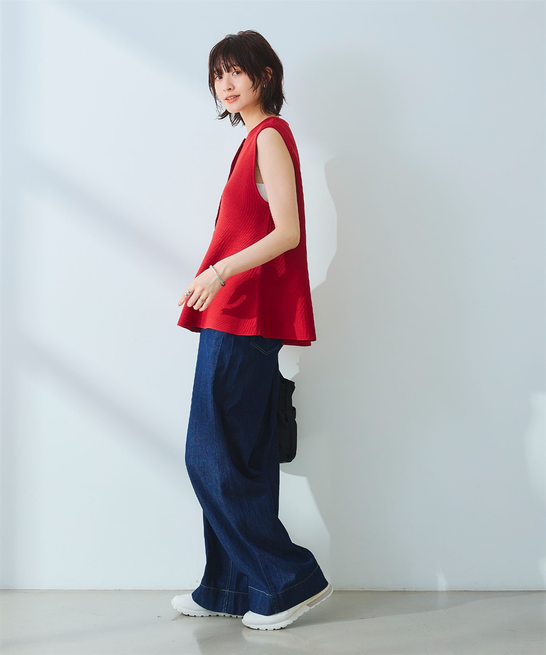 CROSS FUNCTION 《洗える》サマ美え マシュマロミラノペプラムニットベスト_sub_14