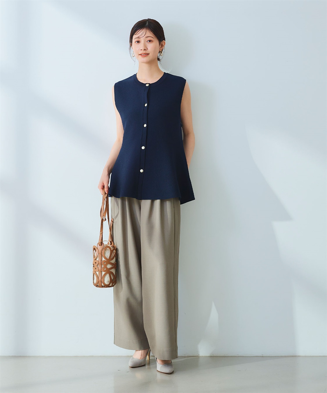 CROSS FUNCTION 《洗える》サマ美え マシュマロミラノペプラムニットベスト_sub_19