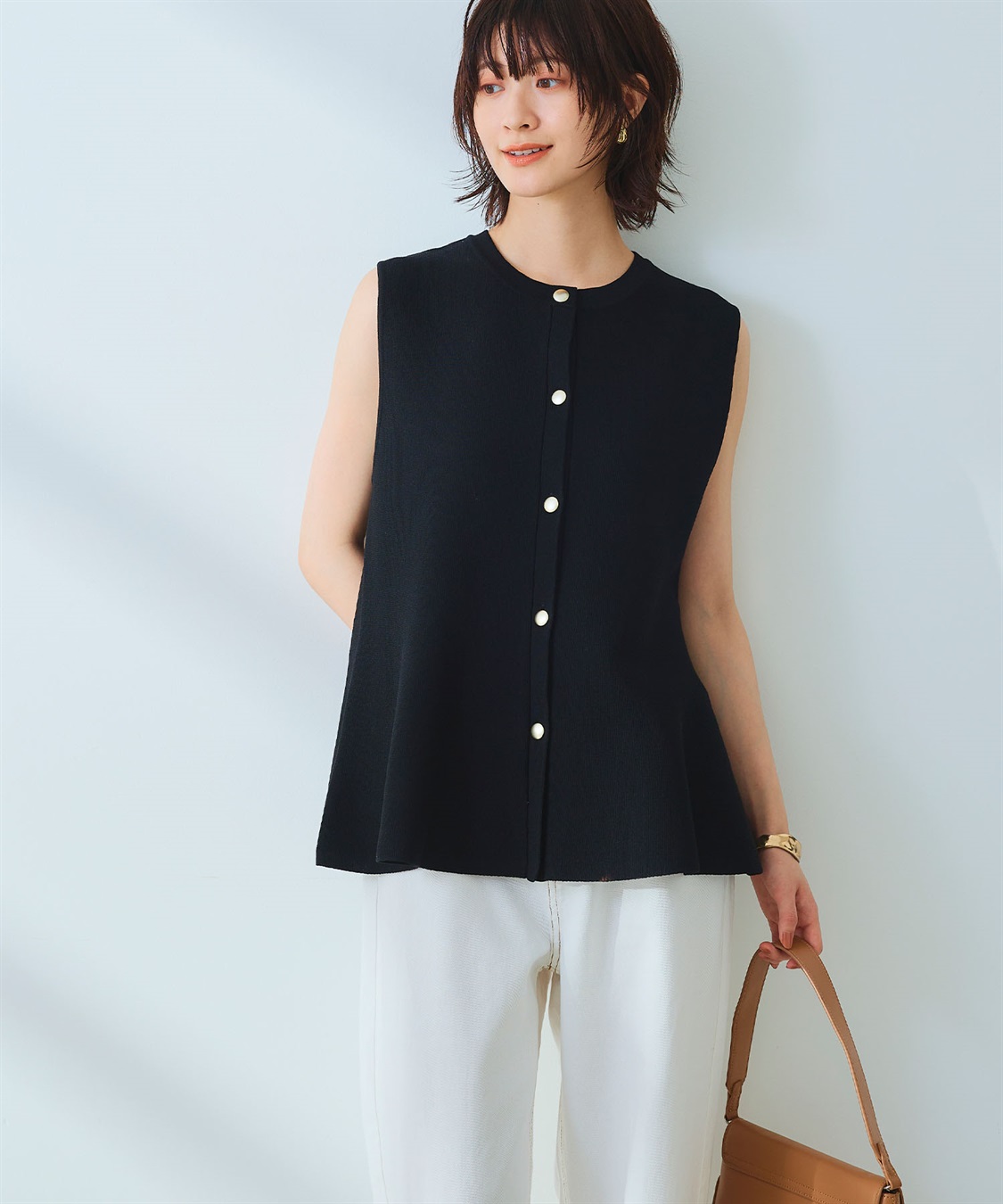 CROSS FUNCTION 《洗える》サマ美え マシュマロミラノペプラムニットベスト_sub_21