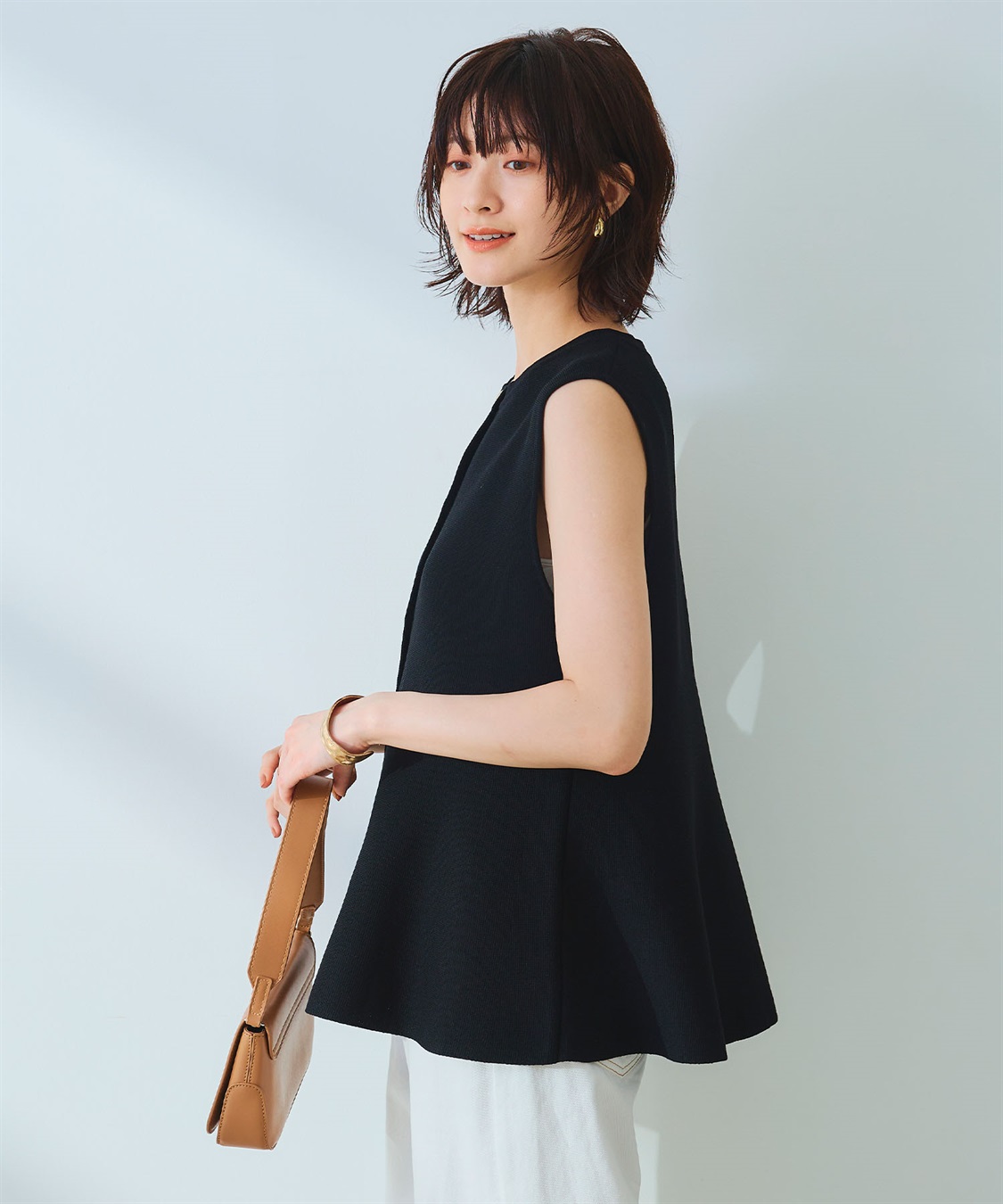 CROSS FUNCTION 《洗える》サマ美え マシュマロミラノペプラムニットベスト_sub_22