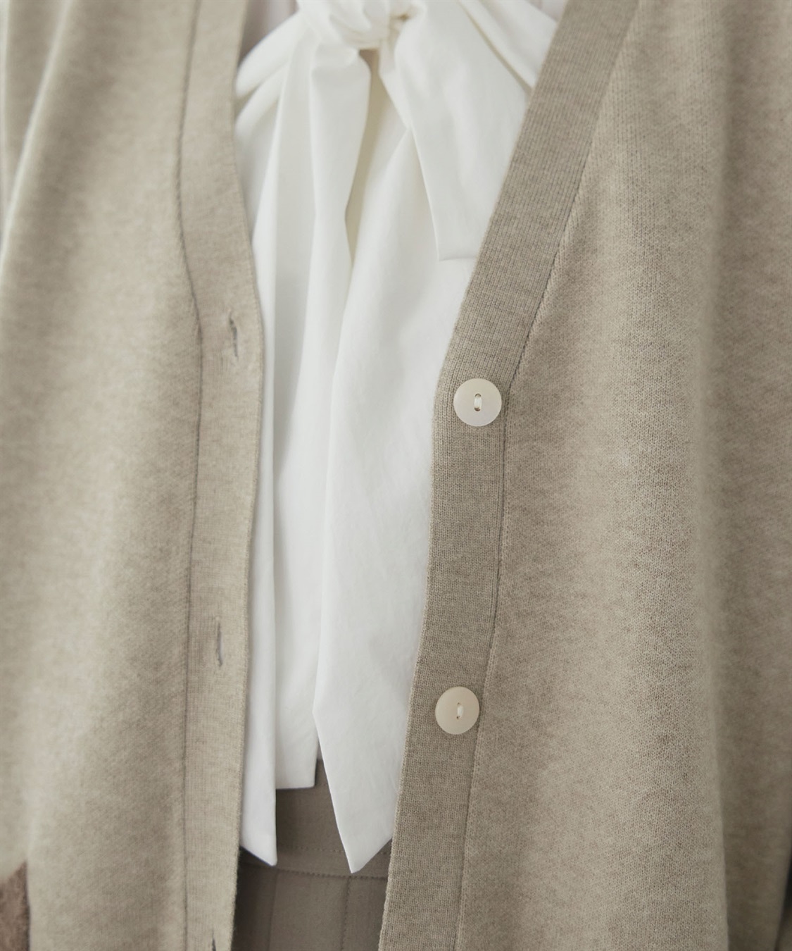 CROSS FUNCTION 《洗える》サマ美え ファーポケットVネックカーディガン_sub_28