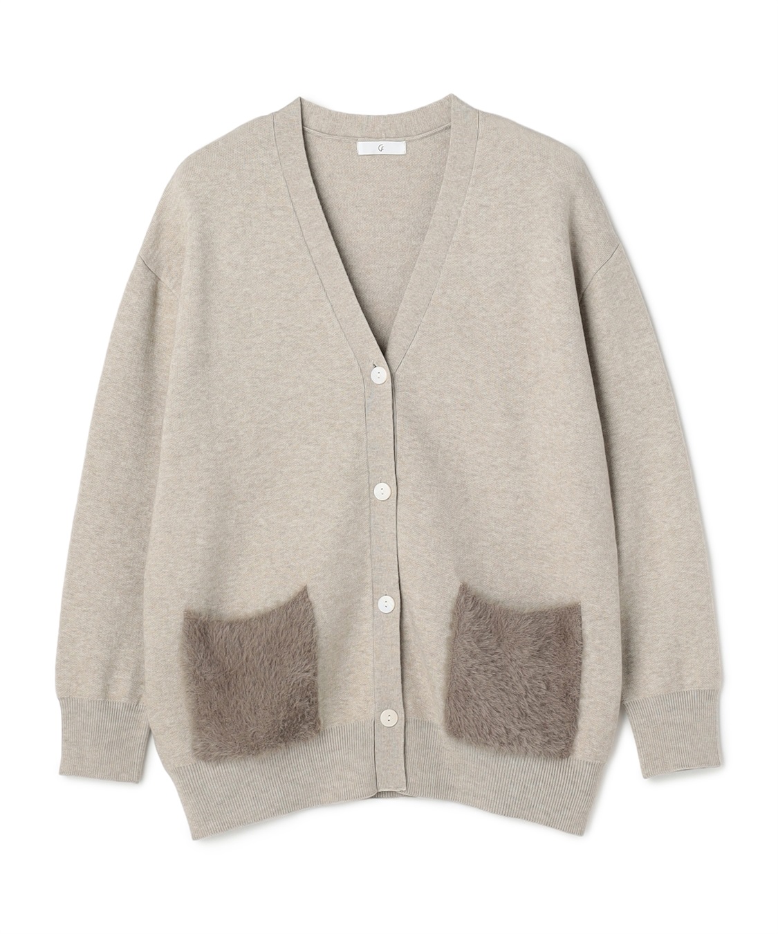 CROSS FUNCTION 《洗える》サマ美え ファーポケットVネックカーディガン_sub_29