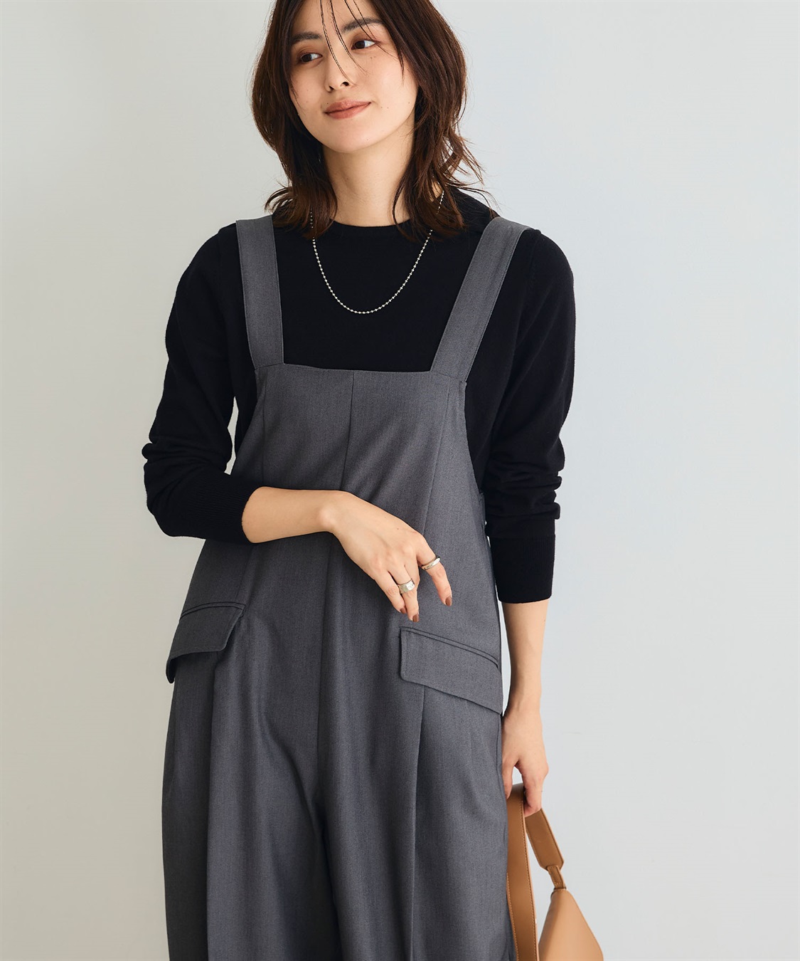 CROSS FUNCTION 《洗える》綿100％クルーネックベーシックニット_sub_12