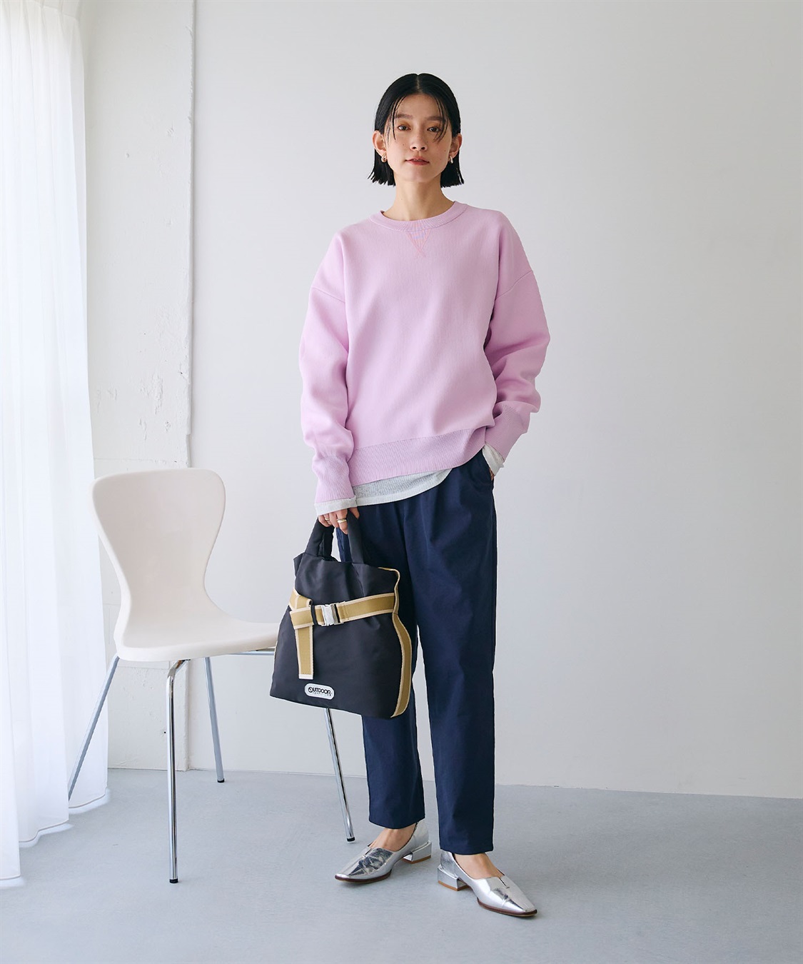 CROSS FUNCTION 《洗える》スウェットライクニットプルオーバー_sub_7