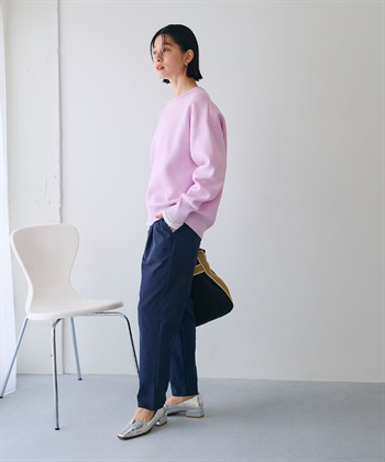 CROSS FUNCTION 《洗える》スウェットライクニットプルオーバー_subthumb_8