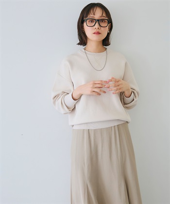 CROSS FUNCTION 《洗える》スウェットライクニットプルオーバー_subthumb_13