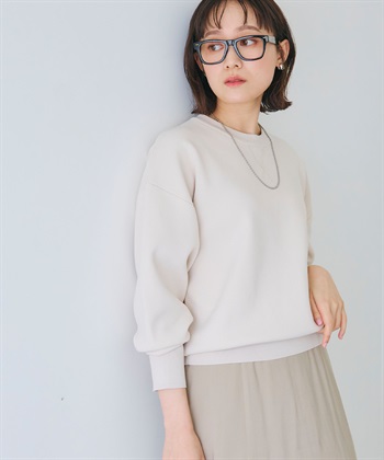 CROSS FUNCTION 《洗える》スウェットライクニットプルオーバー_subthumb_14