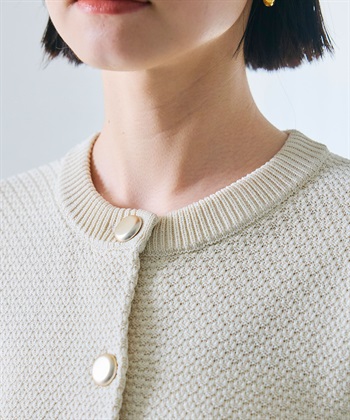 CROSS FUNCTION 《洗える》サマ美え 金釦ニットジャケット_subthumb_21
