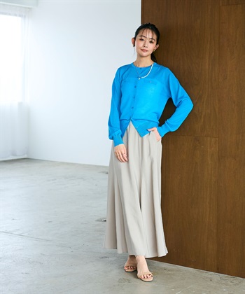 CROSS FUNCTION 《洗える》サマ美え フロントポケットシアーカーディガン_subthumb_10