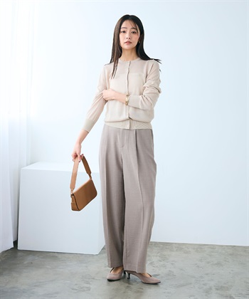 CROSS FUNCTION 《洗える》サマ美え フロントポケットシアーカーディガン_subthumb_20