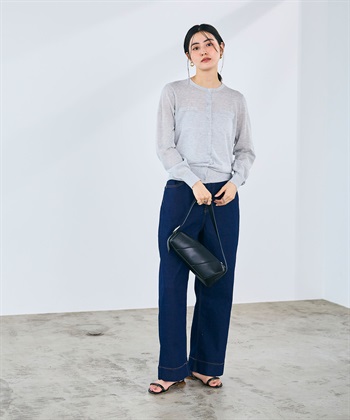 CROSS FUNCTION 《洗える》サマ美え フロントポケットシアーカーディガン_subthumb_26