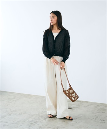 CROSS FUNCTION 《洗える》サマ美え シアーリブニットVネックカーディガン_subthumb_21