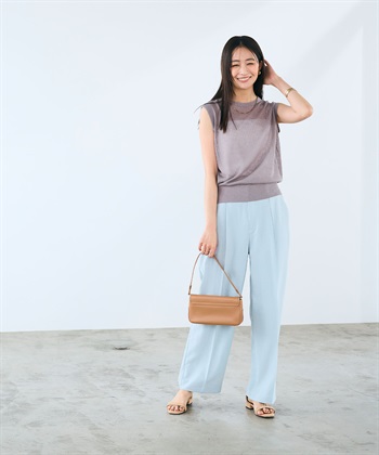 CROSS FUNCTION 《洗える》サマ美え シアーリブニットベスト_subthumb_8