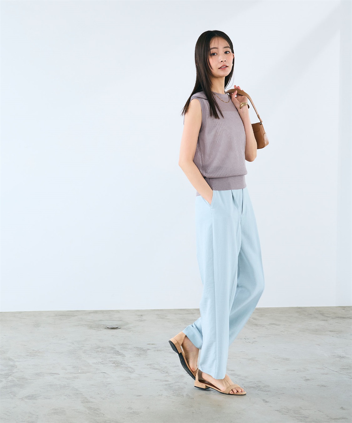 CROSS FUNCTION 《洗える》サマ美え シアーリブニットベスト_sub_9